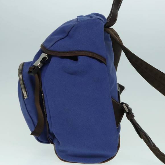 PRADA Backpack Canvas Blue Auth 88293 - Picture 3 of 16